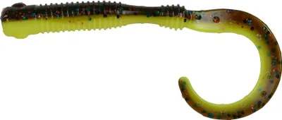 Produktbild von Spro Freestyle Urban Curl 6,5cm - 4 Gummiwürmer Streetfishing, Farbe:Camo Perch