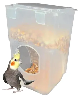Obrázek produktu pro Automatický dávkovač krmiva pro klece ptáků