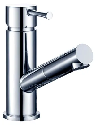 Produktbild von Niederdruck Küchenarmatur mit herausziehbarer Brause aus Metall, Chrom