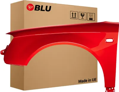 Immagine prodotto di BLU Parafango compatibile con Audi A4 B7 LY3J Sinistra Rot BrillantRot | 2004-2008 | Anteriore | Verniciato | Pronto per il montaggio | Zincato
