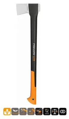 Produktbild von Fiskars 1015642, Einzelne Axt, Spaltaxt, Kunststoff, 1 Stück(e), Stahl, Schwarz, Gelb