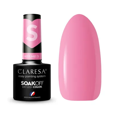 Zdjęcie produktu dla CLARESA lakier hybrydowy Kiss Me! 3 -5g