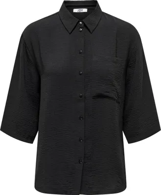 Produktbild von 3/4 Arm Blusen Hemd in Knitteroptik | XS