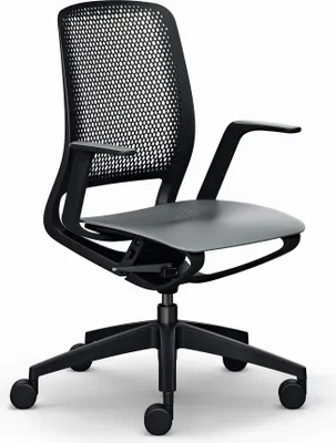 Produktbild von Sedus se:motion Bürostuhl schwarz Kunststoff EM-801/001