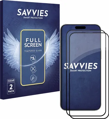 A product box and two screen protectors for a smartphone.