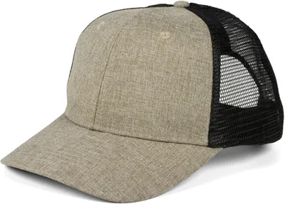 Produktbild von styleBREAKER Uni 6-Panel Snapback Cap meliert mit Mesh Einsatz hinten, Baseball Cap, Basecap, verstellbar 04023079
