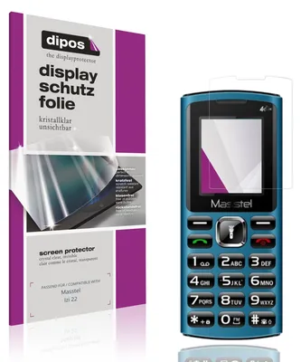 Produktbild von 4x Schutzfolie für Masstel Izi 22 klar Displayschutzfolie Folie Display Schutz dipos