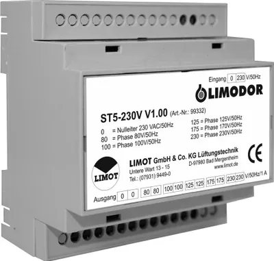 Immagine prodotto di Trasformatore a 5 stadi Limodor ST5-230V