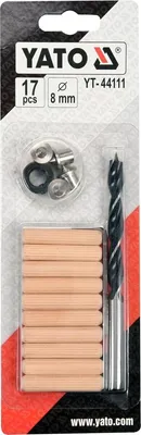 Immagine prodotto di Set di perni 8 mm 17 pezzi