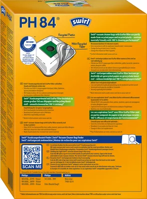 Produktbild von Swirl PH 84, Orange, Weiß, Philips, Nilfisk, Karstadt, 4 Stück(e), 1 Stück(e)