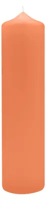 Produktbild von Spitzkopf Stumpen Kerzen Lachs 30 x Ø 6 cm, 6 Stück
