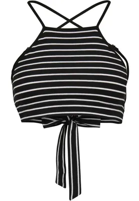 Produktbild von Urban Classics Ladies - TRIANGLE Short Top schwarz - XS
