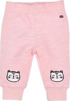 Produktbild von BONDI Baby Laufhose "Kätzchen" 93703 - Apricot / Schwarz | Jogginghose Größe: 68