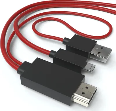 Produktbild von MHL auf HDMI Adapter 11-Pin Micro USB TV Kabel Handy Samsung Galaxy 1,8m