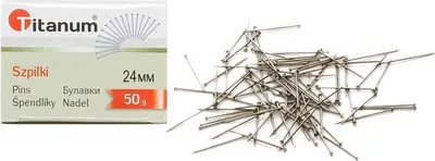Zdjęcie produktu dla Szpilki biurowe srebrne 24mm 50g