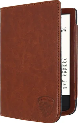 Produktbild von Dutch Shield - Luxe Case Hülle für das Pocketbook Color Ebook - Klapphülle Ereader Schutzhülle Cover Braun