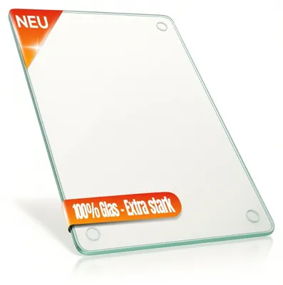 Produktbild von Decovetro Schneidebrett Glas |40x30cm | Glass Cutting Board | Leicht zu reinigen