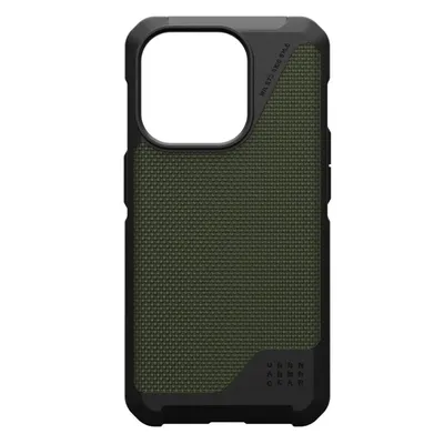 Produktbild von Urban Armor Gear Metropolis LT Magsafe, Cover, Apple, iPhone 15 Pro, 15,5 cm (6.1"), Schwarz, Olive