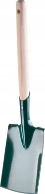 Image de KADAX Bêche "Motz", Bêche de jardinier en métal avec manche en bois, vert, 60 cm