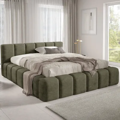 Zdjęcie produktu dla Łóżko tapicerowane KALLA Premium 160x200 cm z pojemnikiem na pościel - PERFECT HARMONY 39
