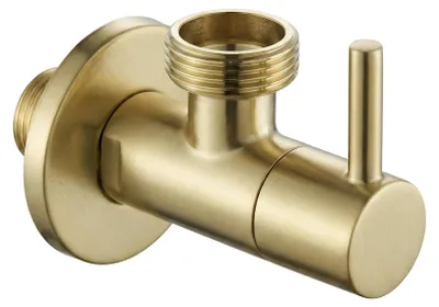 Produktbild von Rea Eckventil 1/2" X 3/4" Brush Gold