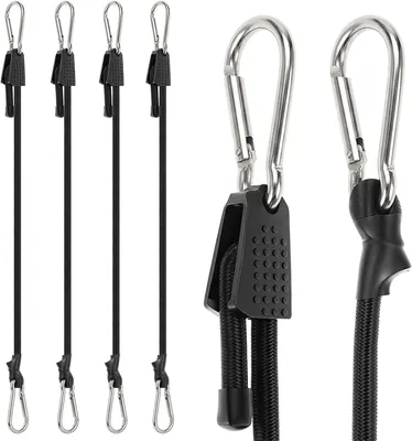 Obrázok produktu pre Upevňovací remeň 100 cm, 4 kusy, nastaviteľný, s karabínou, pre prepravu