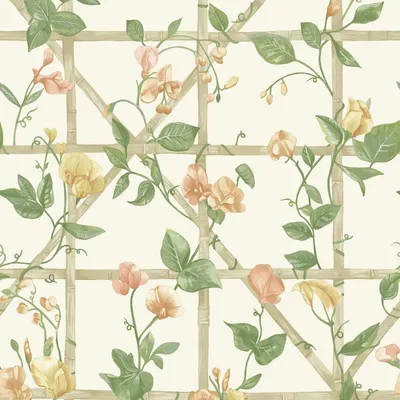 Image de Holden Décor - Papier peint floral "Trailing" AG4057 (10 m x 0,53 m) (orange/crème)