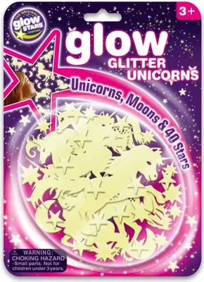 Produktbild von Brainstorm Glow Glitter Stars + Unicorns