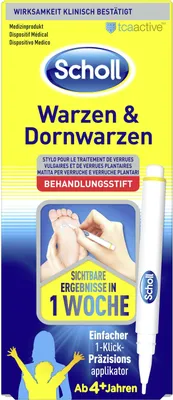 Immagine prodotto di Scholl stick per il trattamento delle verruche e delle verruche plantari per l'autotrattamento 1 pezzo