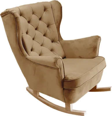 Produktbild von DomoHome Relaxsessel Armlehnensessel Armlehnen Fernsehsessel Loungesessel Polstersessel Couchsessel Armsessel Chair Wohnzimmersessel Ohrensessel | 102x81x95cm | Cappucino_29807