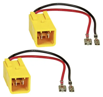 2 Lautsprecher-Steckeradapter für Alfa Romeo, Citroen, Peugeot