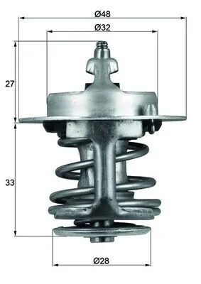 Immagine prodotto di Termostato, Kühlmittel MAHLE TX 63 83