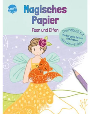 Image de Papier magique ? Livre de coloriage avec effet wow ? Fées et elfes