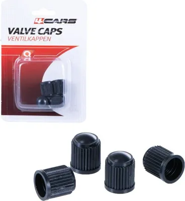 Obrázek produktu pro Kryty ventilů černé, 4ks