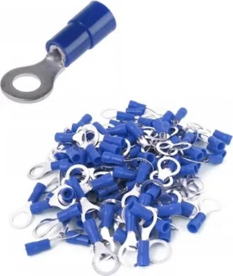 Produktbild von Isolierter Ringkabelschuh 2,5/3 blau (100 Stk.)