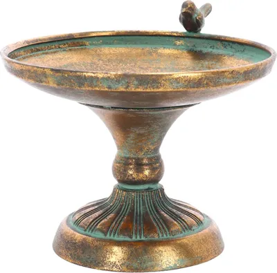 Produktbild von Esschert Design Vogeltränke Trinkschale Gusseisen Vogelbad 20 cm Garten Balkon Deko Vintage