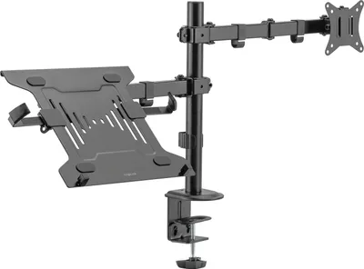 Immagine prodotto di LogiLink BP0175 Braccio per monitor LogiLink con supporto per notebook, nero