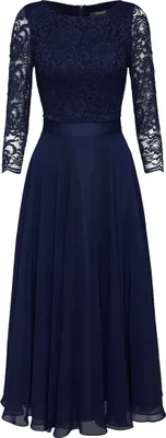 Produktbild von Cocktailkleid aus Spitze und Chiffon