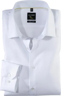 Produktbild von Olymp Hemd weiß super slim fit Baumwolle