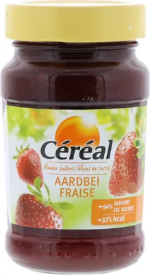 Produktbild von Cereal Fruchtaufstrich erdbeere zuckerfrei 6 Töpfe x 270 Gramm