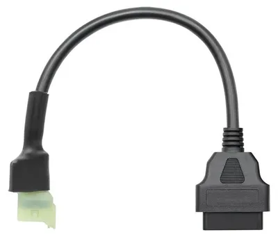 Produktbild von Techstar® OBD2-Diagnoseadapterkabel (4-polig auf 6-polig) für Honda-Motorräder
