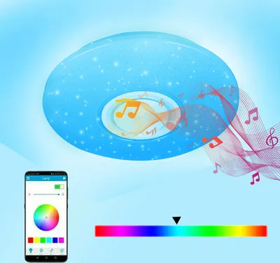 Obrázek produktu pro Jopassy 36W LED stropní světlo dálkové ovládání hvězdné nebe stropní lampa Bluetooth hudba