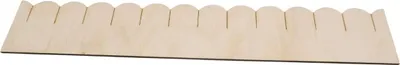 Produktbild von 1 Streifen halbe Holzschindelstreifen Biberschwanz 32 mm