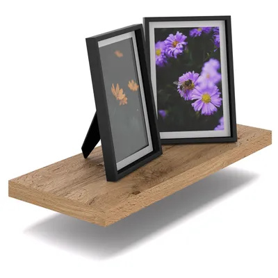 Produktbild von STIV Möbel | Wandregal Wotan Eiche 40 cm | Regalbrett mit unsichtbarer Montage | Hängeregal für Bücher Deko Küche Büro