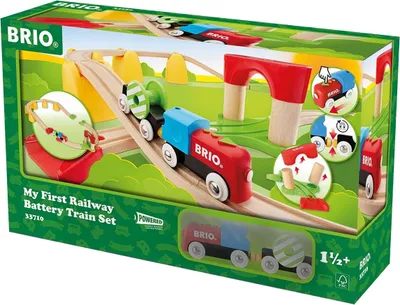 Produktbild von BRIO - 33710 Mein erstes Bahn Set mit Batterielok