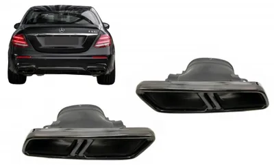 Produktbild von Auspuffspitzen für Mercedes W213 16+ E63 S Look GLC SUV X253 C253 15-17.