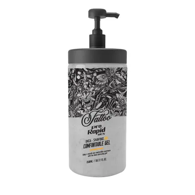 Produktbild von Pro Rapid Tattoo Series Inca - Shaving 05 After Shave Comfortable Gel 1500 ml Transparent – Ideal für den Gebrauch zu Hause und im Salon