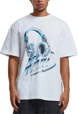 Produktbild von Karl Kani Herren T-Shirt S Weiß Kopfhörerdruck