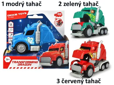 Produktbild von Dickie Spielzeug Auto Truck Verander Drache 3 Sortiert