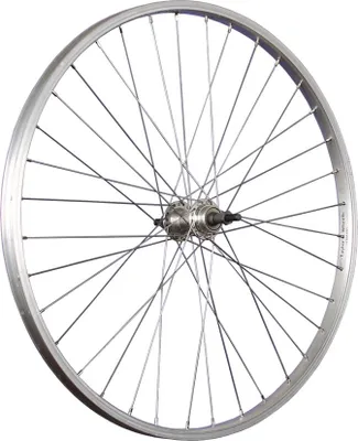 Produktbild von 26 Zoll Hinterrad Büchel Aluminiumfelge Schraubkranznabe 5-9-fach - silber